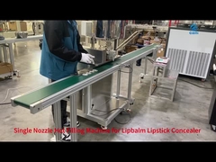 دستگاه پر کردن گرم با یک نوزل برای پوشاندن رژ لب