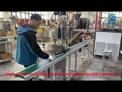 دستگاه پر کردن گرم با یک نوزل برای پوشاندن رژ لب