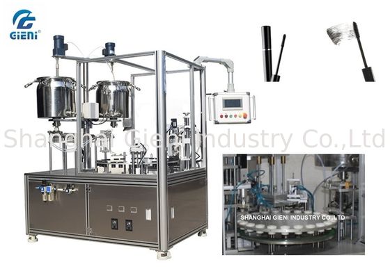 روتاری نوع ریمل مژه و ابرو ماشین پرکن فولاد ضد زنگ با قلم مو درج بخش