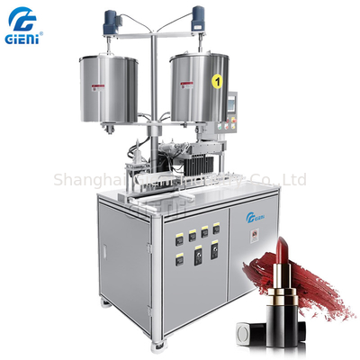 قیمت خوب دستگاه پرکننده رژ لب قالب فلزی 12 نازلی 20 لیتری مخازن دوتایی آنلاین
