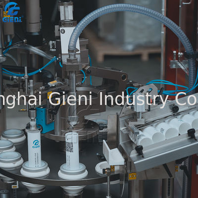 کرم دست پاک کننده صورت خمیر دندان دستگاه پرکننده و آب بندی لوله پلاستیکی