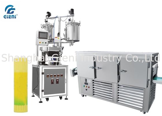 220V پر کننده حاوی مومیایی کردن لب با تونل خنک کننده 6-10 قالب / دقیقه خروجی