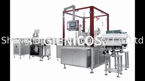 فشار هوا 0.4-0.6MPa تجهیزات پر کردن لاک ناخن با عملکرد پوشاندن و برچسب گذاری