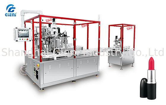 ماشین پر کردن رژ لب سیلیکونی برای 1300pcs در ساعت با ستون پروفایل آلومینیوم استاندارد یورو