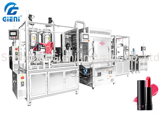 دستگاه پرکن رژ لب مرمر سیلیکونی 800 لیتر / حداقل 960 قطعه در ساعت