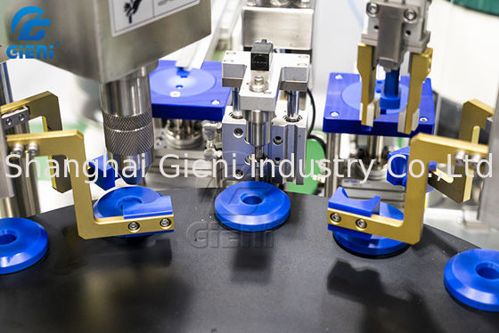 دستگاه پر کننده لب براق و لوازم آرایشی 7 کیلو وات 50 قطعه / دقیقه نوع روتاری