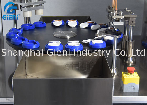 20ml دستگاه پر کننده لوازم آرایشی و بهداشتی روتاری برای کرم BB Foundation 30pcs / min