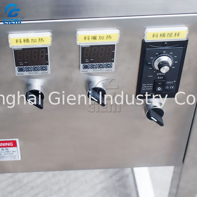 SUS316L دستگاه پرکن لب مرطوب کننده با مخزن مخلوط حرارتی 20 لیتری