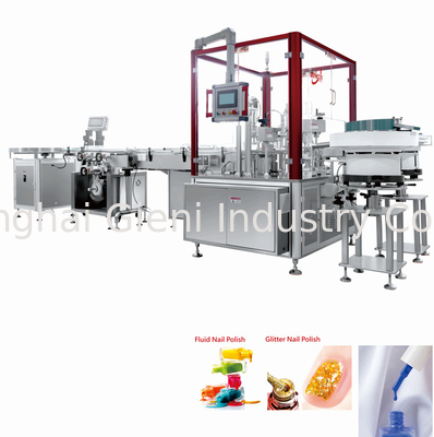 قیمت خوب سرعت ماشین پر کردن ناخن 30pcs/min سرعت محصول 20-30 بطری/min ظرفیت تولید آنلاین