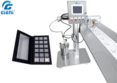 قیمت خوب Cosmetic Eyeshadow Power Case Gluing Machine With Touch Screen 0.75KW Power آنلاین