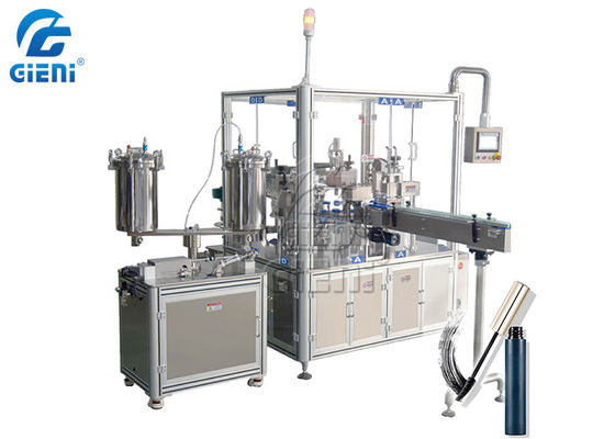 قیمت خوب 20L Tank 14ml Rotary Mascara Filling Capping Machine آنلاین
