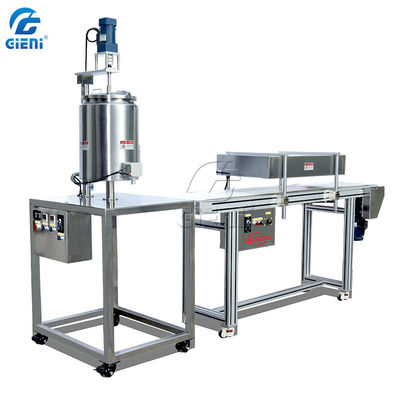 قیمت خوب CE Single Nozzle Lip Balm Machine Filling Machine 20L مخزن دو لایه آنلاین